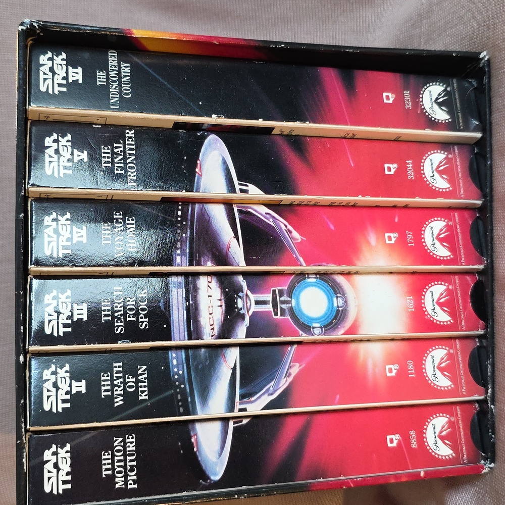 Star Trek Movie Collection VHS Set